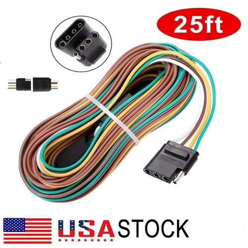 Pin flat trailer wiring - 25',